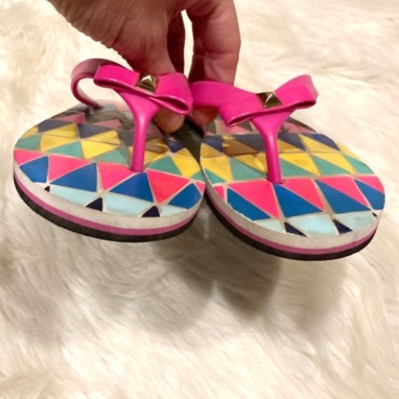 Kate Spade Pink Sandals Shoes Flip Flops Size 7 - Picture 4 of 5
